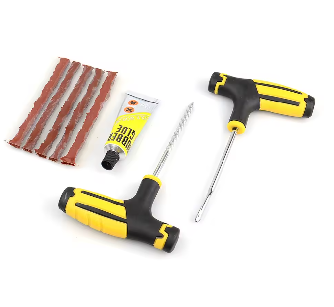 Набір для ремонту безкамерних шин з жгутами і клеєм Київ - фото 7