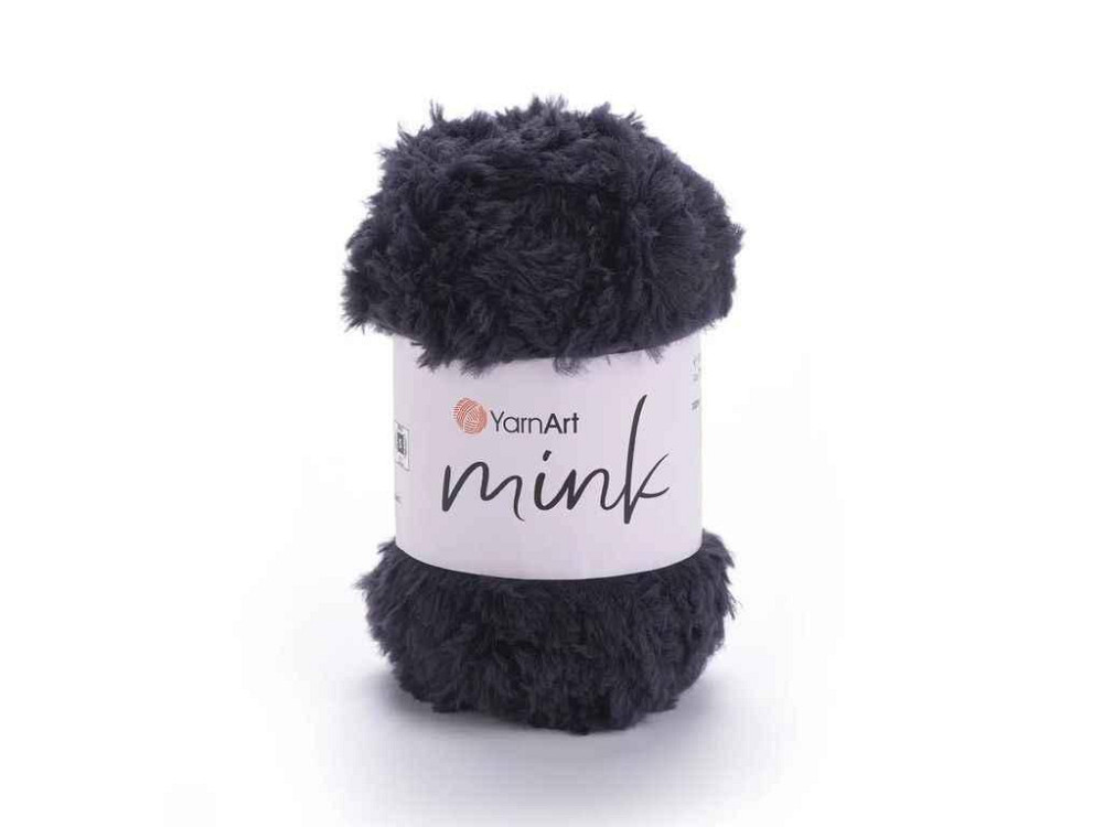Пряжа Mink черный 100% полиамид 75м 50г арт.336 10шт/уп ТМ YARNART Киев - изображение 1