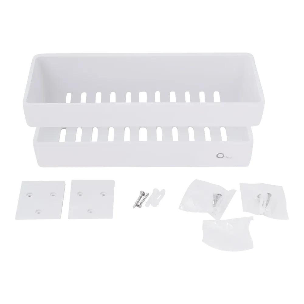 Полка универсальная Qtap Police пластиковая QTPL02 White Киев - изображение 8