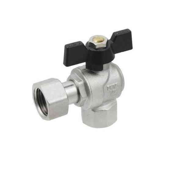 Угловой кран с накидной гайкой 1/2''внутр/внутр. Харьков