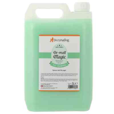 Шампунь для тварин Dezynadog De-Matt Magic для сухої пошкодженої шерсті від ковтунів і сплутування, для довгошерстих порід 5 (5052372034805) Вінниця