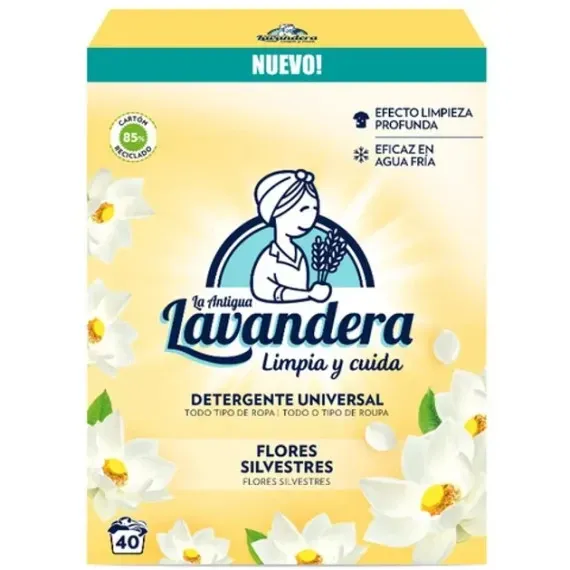 Универсальный стиральный порошок Полевые цветы Lavandera, 2,2 кг 40 стирок Lavandera Detergente Univ Львов - изображение 1