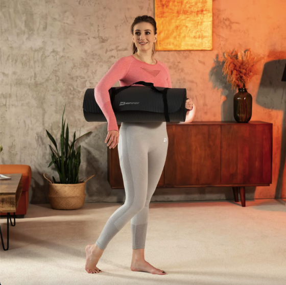 Колрик для йоги Hop-Sport HS-NB020GM NBR 2см черный Киев