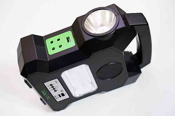 Потужна Сонячна станція GDLite GD-1000A. Панель, ліхтар, power bank + FM-радіо + Лампи + Bluetooth Чернівці