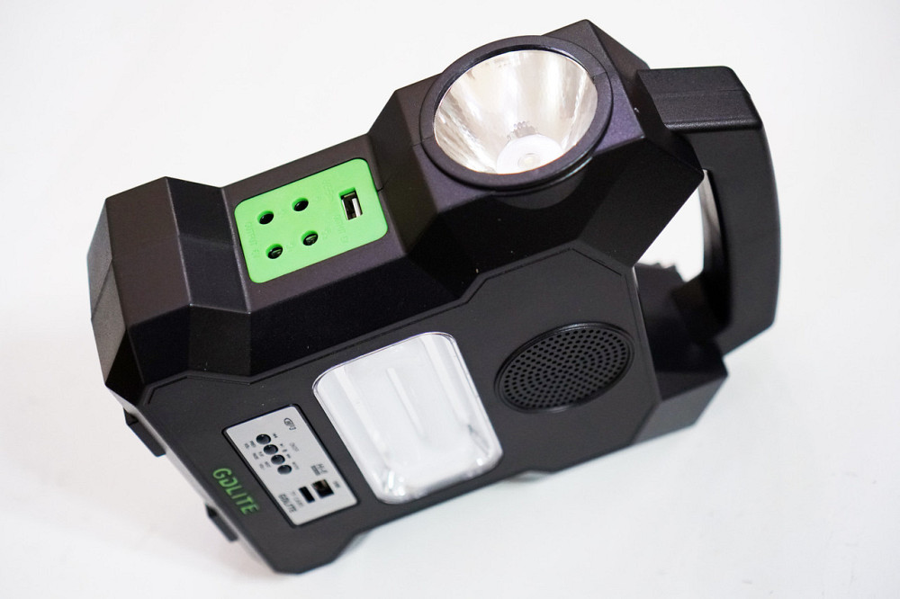 Потужна Сонячна станція GDLite GD-1000A. Панель, ліхтар, power bank + FM-радіо + Лампи + Bluetooth Чернівці - фото 3