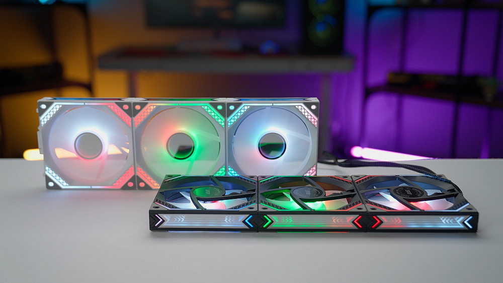 Корпусні вентилятори 2E GAMING Air Cool Magic Mirror ACF120MB-ARGB, 3x120мм, 2000rpm, 4pin PWM +5VARGB, 20.5dBa, чорний Киев - изображение 2