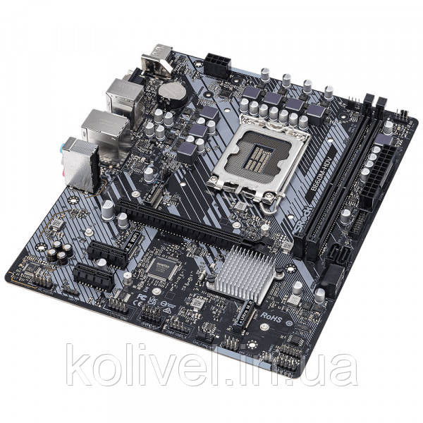 ASRock B660M-HDV (1700/B660, 2*DDR4, 1xPCIex16, 4xSATAІІІ, 2xM.2, GLan, 7.1ch, mATX) (B660M-HDV) Київ - фото 3