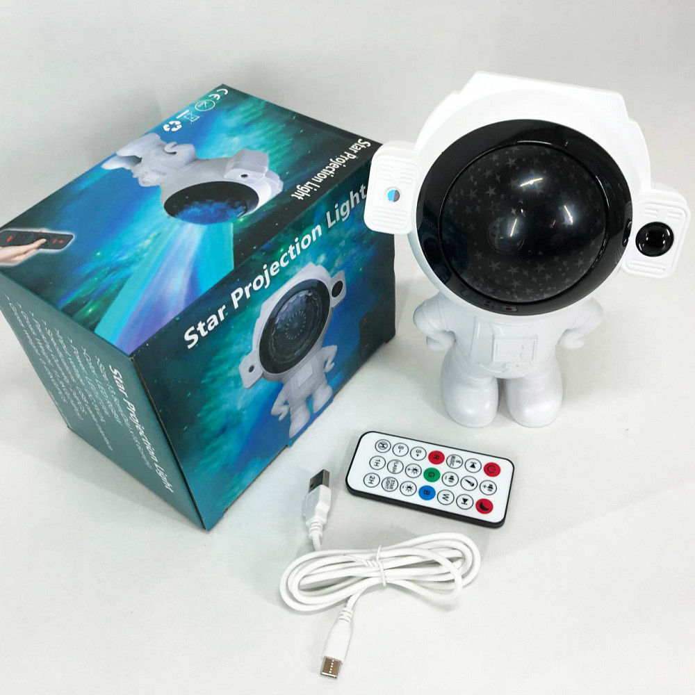 Нічник проектор блютуз Зоряне небо, Світильник космонавт дитячий нічник проектор космонавт RQ-70 Львів - фото 5