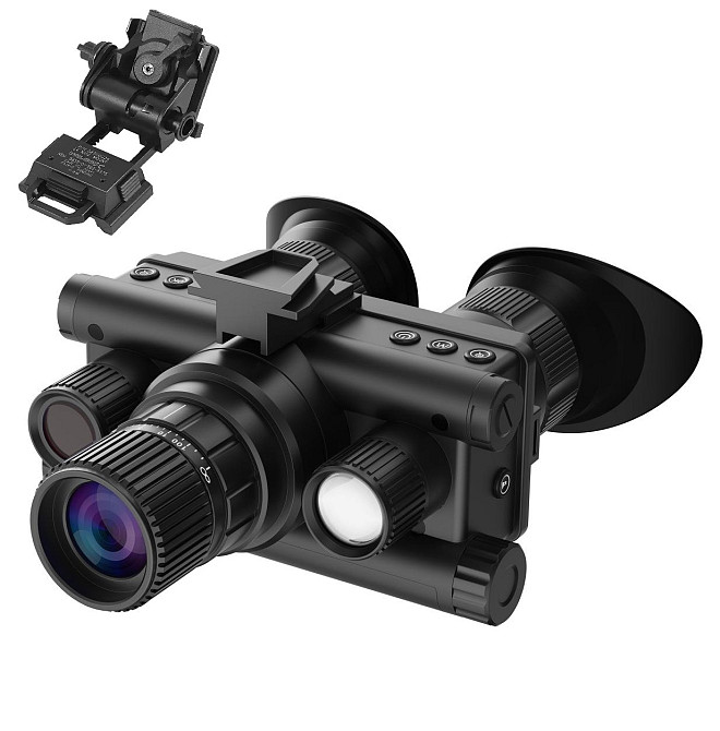 Бінокуляр нічного бачення Z9157 з 7 рівнями яскравості з кріпленням Wilcox L4G24 (метал) на шолом Київ - фото 1