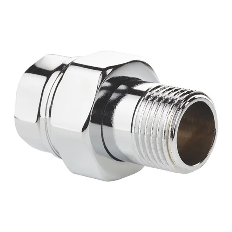 Згін американка (хром) 1 "прямий Koer KR.341.chr (KR2704) Київ - фото 1