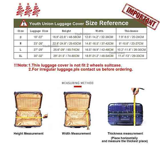 Чехол для дорожнього чемодана 18–21" «Строення» Київ
