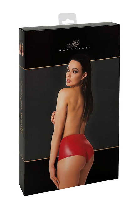 Шорты Noir Handmade F356 Red powerwetlook shorts - XL Sex Aura Киев - изображение 8