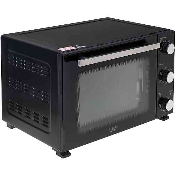 Електрична піч Adler AD 6025 1500Вт/ 35л /електроплита/ механічне керування/чорна Вінниця