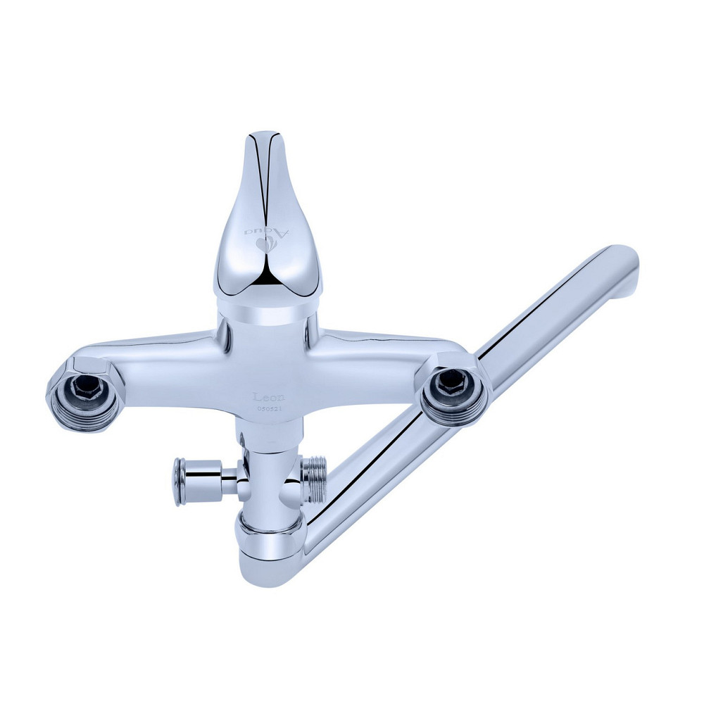 Змішувач для ванни Agua Leon - C070 з душовим гарнітуром, хром Київ - фото 3