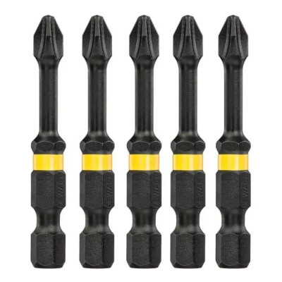 Набор бит DeWALT IMPACT TORSION, ударные, Philips, Ph2, L= 50 мм, 5 шт (DT7998T) Винница - изображение 2