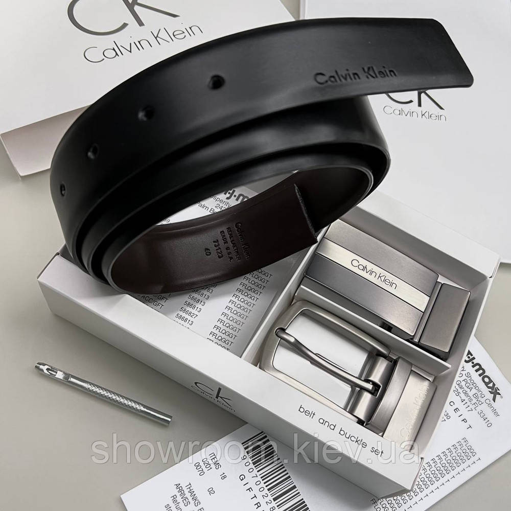 УЦЕНКА!!! Мужской подарочный набор (ремень с двумя пряжками) (413) Киев - изображение 7