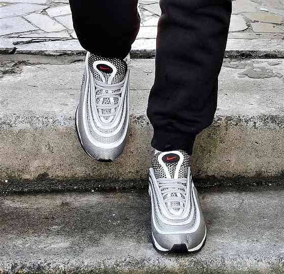 Мужские Кроссовки Nike 97 Серые Найк с Рефлективом (размеры: 43,44) Видео Обзор Днепр