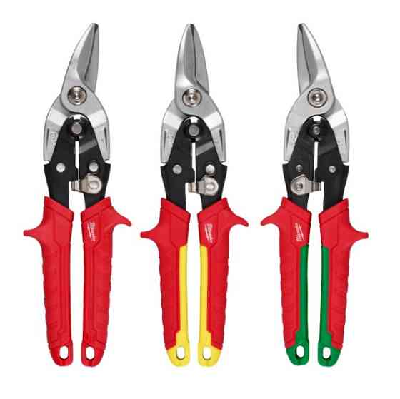 Набір ножиць по металу MILWAUKEE, (3шт) (прямий / правий / лівий різ) Одесса