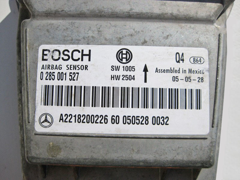 Mercedes-Benz  A2218200226 Блок управління подушок безпеки S-Class W221 CL C216 Одеса - фото 3