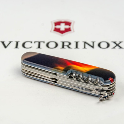Нож Victorinox Huntsman Zodiac 91 мм Фантастичний дракон (1.3713.3_Z3210p) Винница - изображение 2