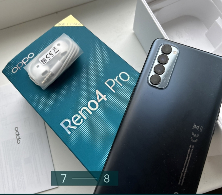 Телефон: OPPO Reno 4 Pro 8/256Gb CPH 2109 Starry Night. Київ - фото 7