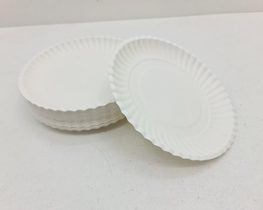 Тарілка паперова біла D-15.5 см (100)*2 (100 шт.) Харків - фото 4