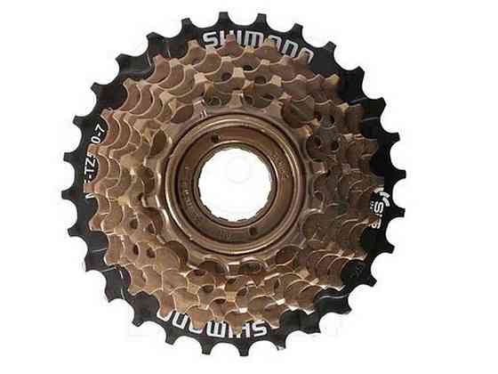Трищітка 7швид TZ-500 14-28Т коричневий ТМ Shimano Київ