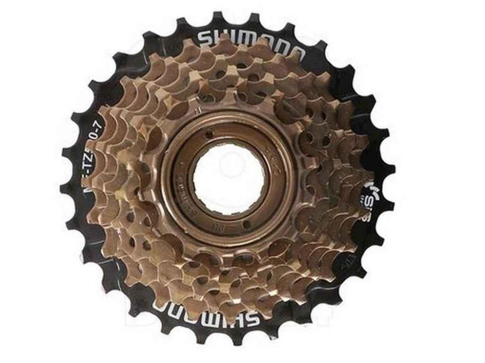 Трищітка 7швид TZ-500 14-28Т коричневий ТМ Shimano Київ - фото 1