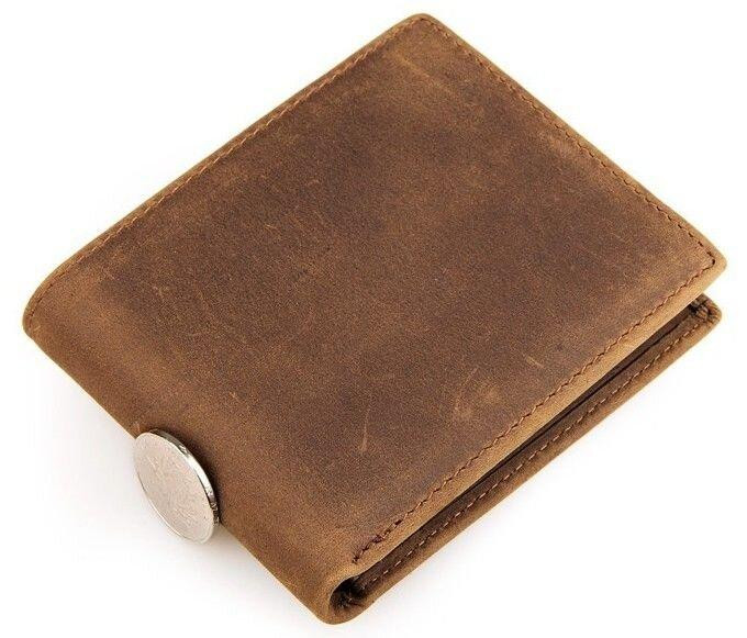 Кошелек мужской Vintage 14439 Коричневый Киев - изображение 7