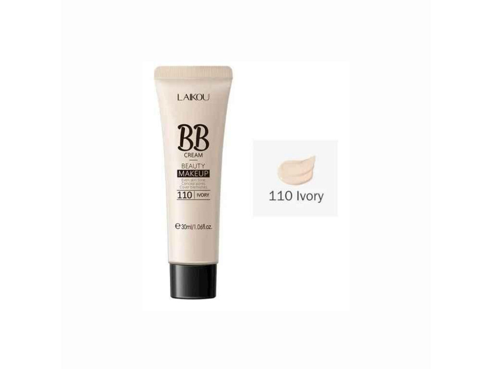 Тональний BB-крем 30мл Laikou BB Cream Beauty Makeup (110) Ivory ТМ LAIKOU Київ - фото 1