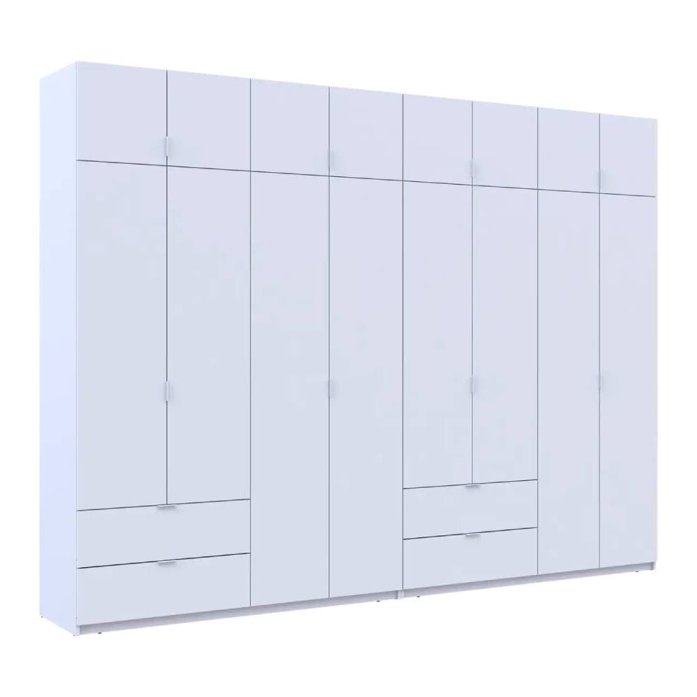 Шафа для одягу Doros Лукас Білий 4+4 ДСП 320х50х240 DRS-011690 (42005126) Львів - фото 6