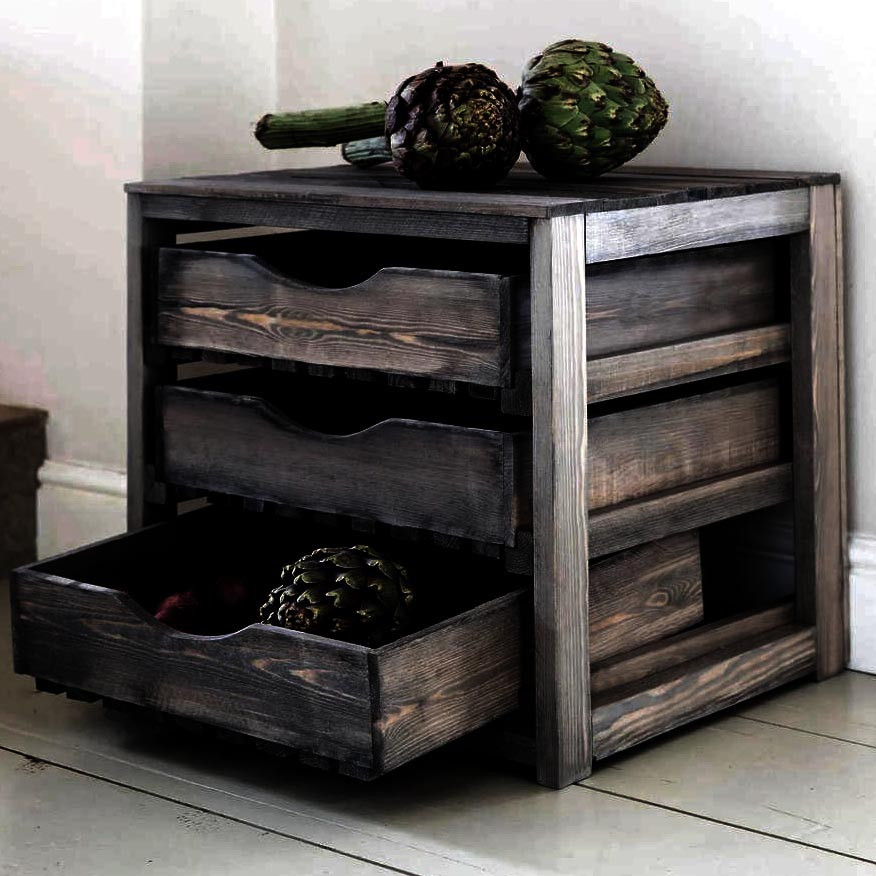 Стелаж для овочів і фруктів "Кавбері" мокко Миколаїв - фото 1