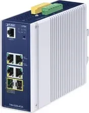 Комутатор PLANET TSN-5225-4T2S łącza sieciowe Zarządzany L2+ Gigabit Ethernet (10/100/1000) Aluminium, Niebieski Київ - фото 1