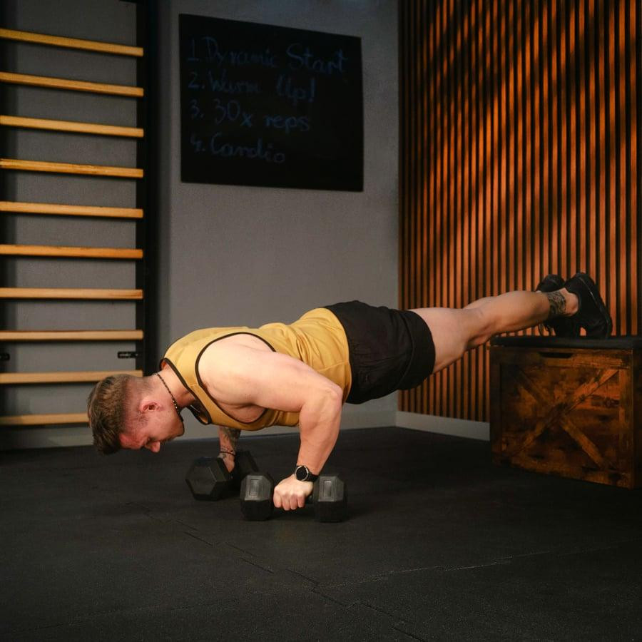 Гантели для фитнеса композитные TREX Sport TX-001CD 2x1кг Киев - изображение 7