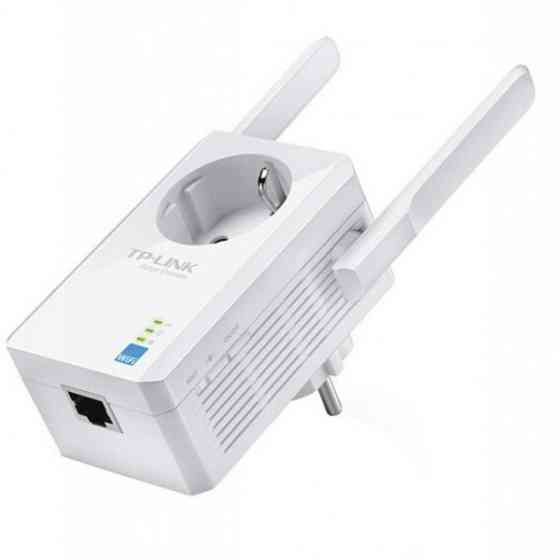 Повторювач Wi-Fi сигналу TP-Link TL-WA860RE N300 1хFE LAN ext. ant x2 розетка (TL-WA860RE) Київ