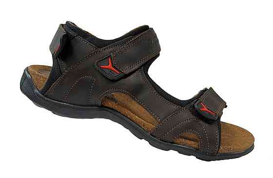 Мужские трекенговые кожаные сандалии,производство Польши Киев