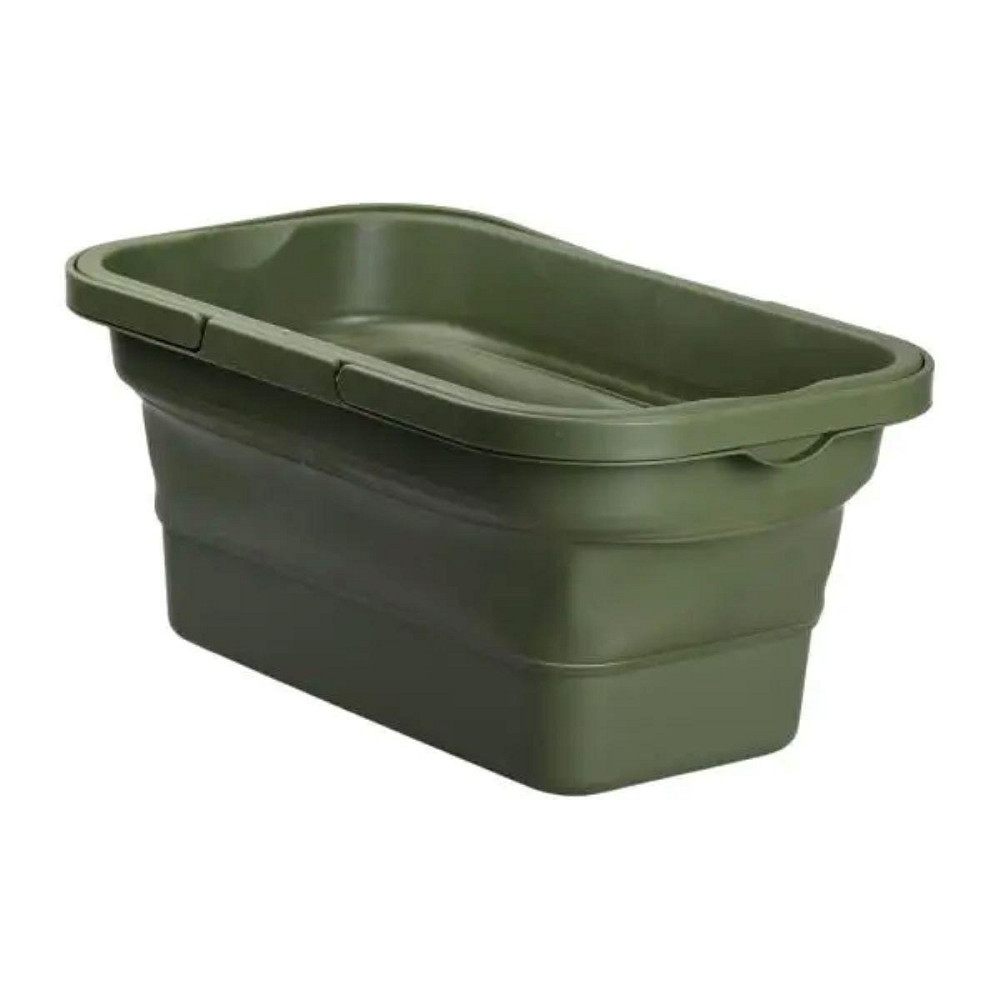 Складная корзина для пикника с крышкой, зеленая Киев - изображение 5