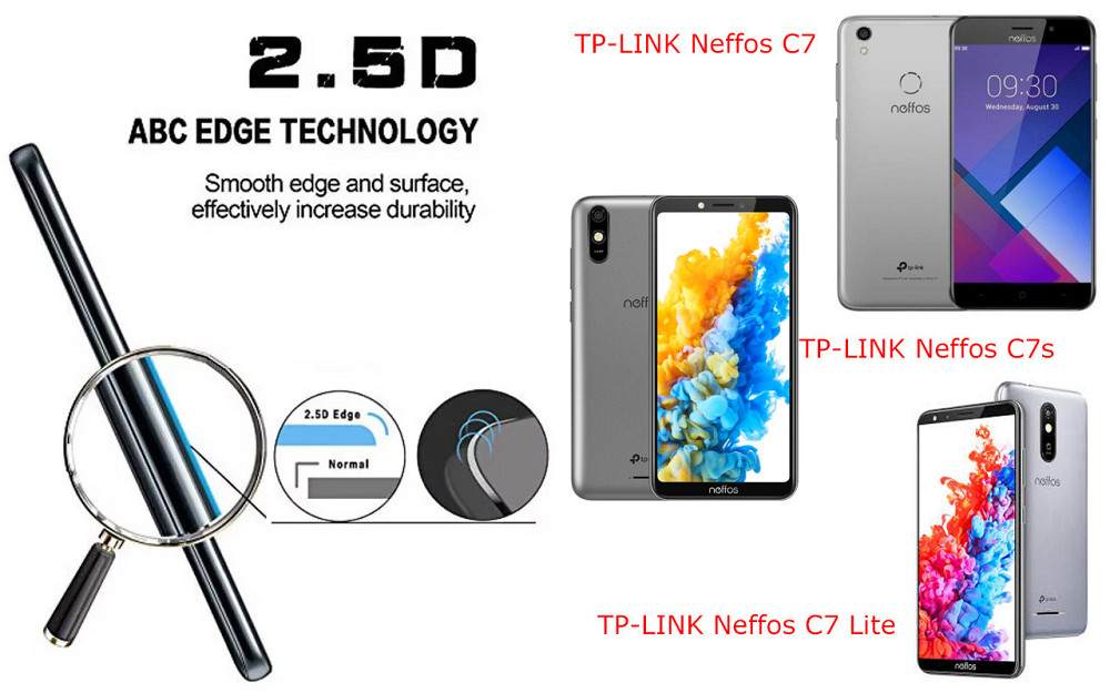 Защитное стекло ArmorGlass для TP-LINK Neffos C7, Neffos C7s, Neffos C7 Lite – устойчивое к царапинам и ударам Киев - изображение 2
