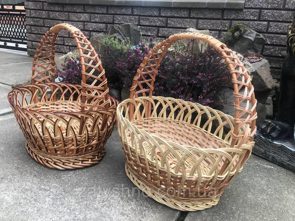 Кошик набір плетений з лози Київ - фото 3