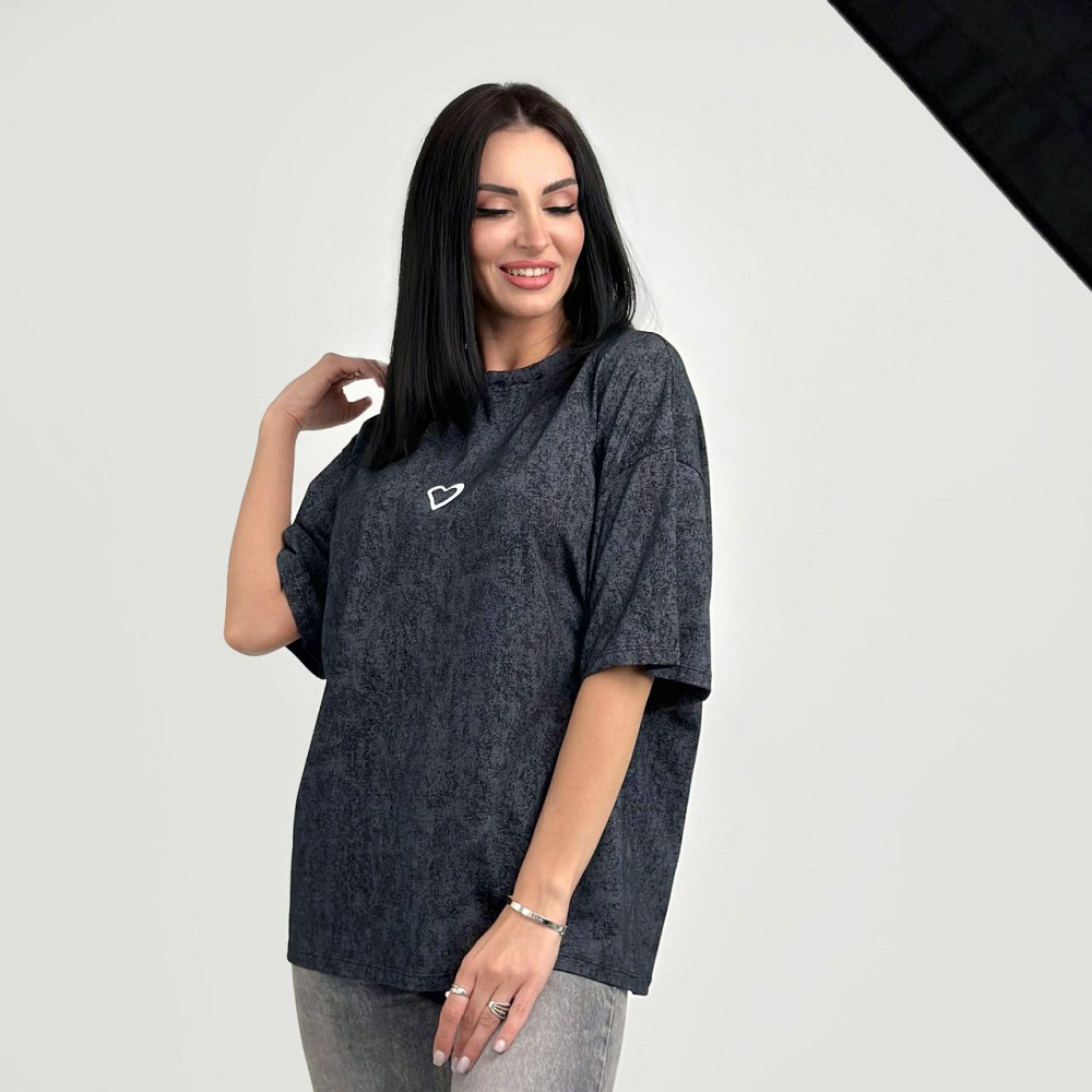 Базовая футболка с принтом 