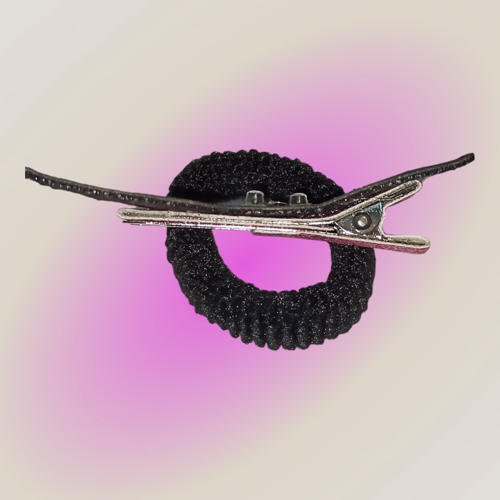 Набір 2 шпильки з кажаном 2 резинки для волос на Хелловін чорний Київ - фото 5