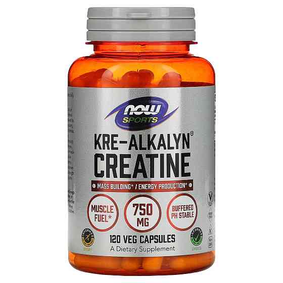 Креалкалін креатин Now Foods Sports Kre-Alkalyn Creatine 120 вег капс Київ