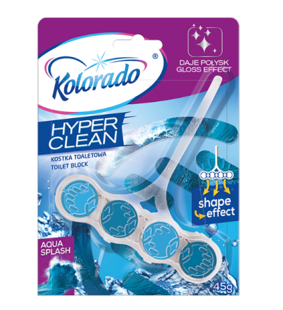 Блок туалетний Hyper Clean Aqua Splash 45гр KOLORADO Житомир