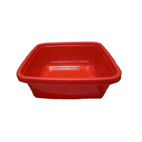 Таз 6л квадратний червоний Ламела Житомир - изображение 1