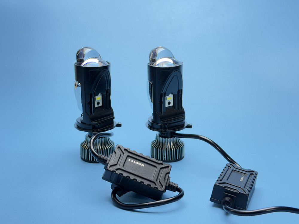 Світлодіодні лінзи Bi-LED EA Light X Y9 H4 Mini Lens 1.4" 6000k 11000lm 80w/SET 12-24v Харків - фото 1