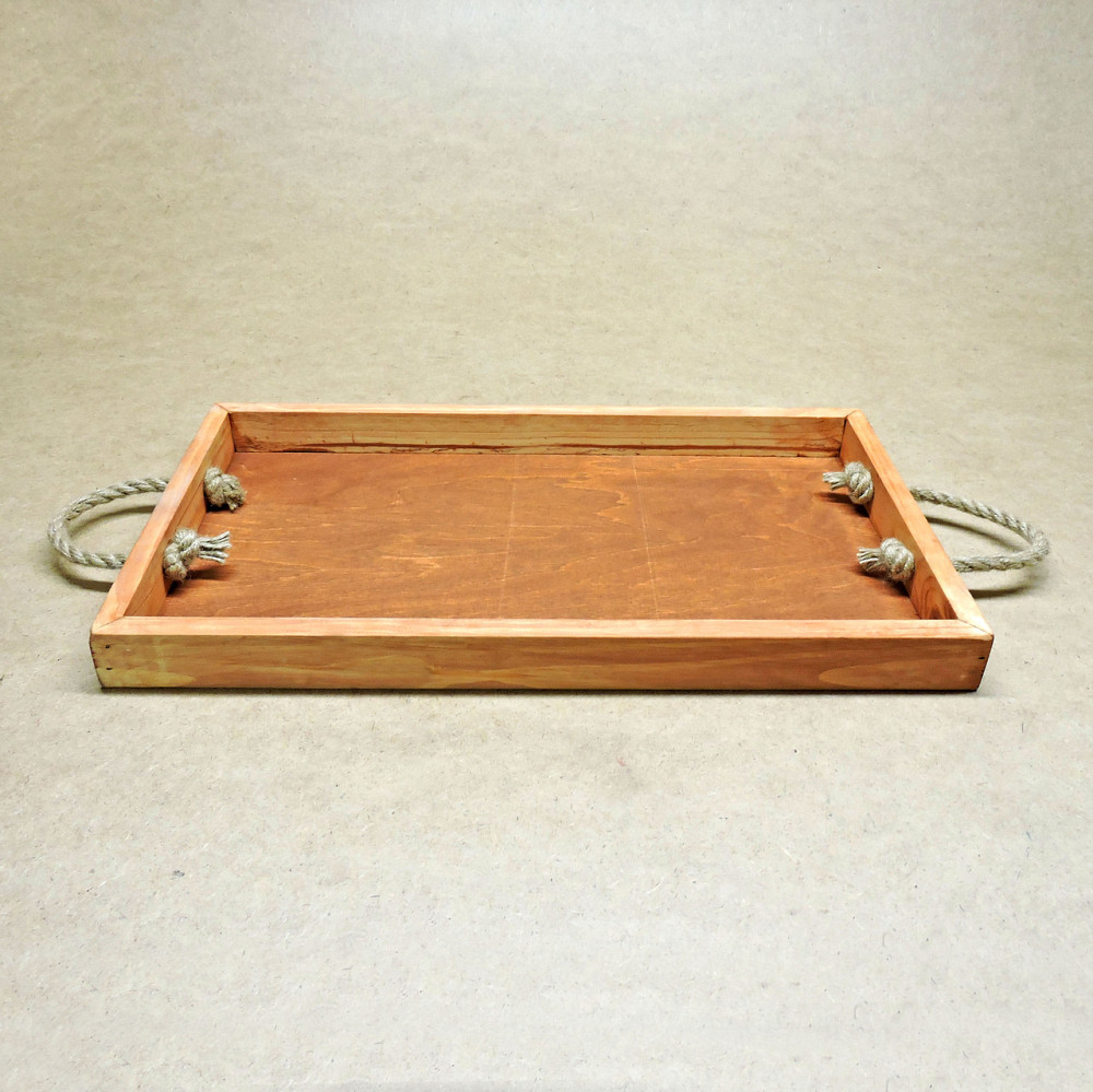 Піднос дерев'яний "Шарлеруа 50х27" шафран Миколаїв - фото 8