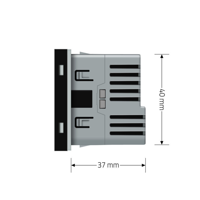 Електрична розетка LIVOLO з USB Type-C PD 18Вт, швидке заряджання iPhone, чорна, 16А 230В, із заземленням, шторки, модуль (VL-FCTF16A.UC18W-2BP) Коломыя - изображение 4
