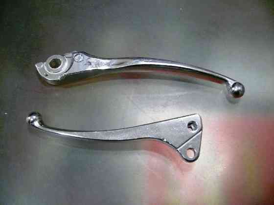 Рычаги руля скутер Хонда Дио ZX AF35 (голые) (диск/барабан) (хром) Мукачево