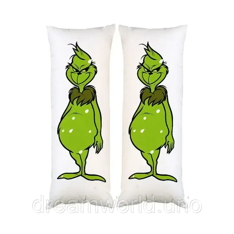 Подушка дакимакура Гринч декоративная ростовая подушка для обнимания 60х200 Харьков - изображение 1