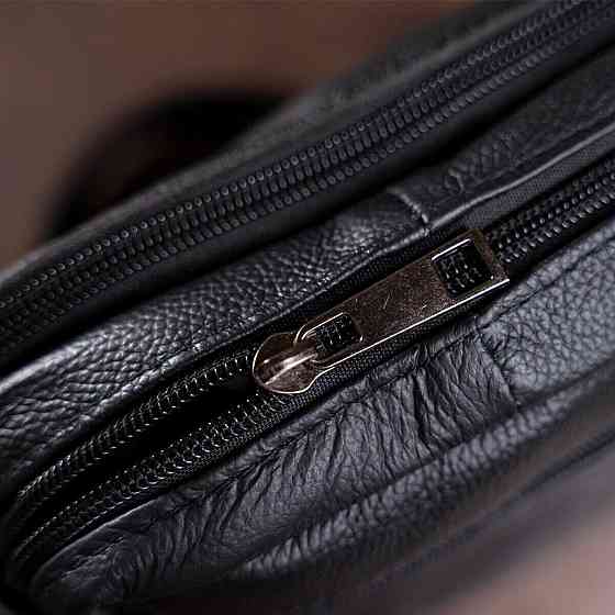 Сумка мужская флотар Черная (Vintage) Киев